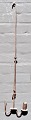 Farmer hanging 
candlestick, 
17th/18th 
century. 
Denmark. Iron. 
With candle 
holder and 
clamp. Also ...