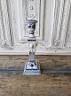 Royal 
Copenhagen Blue 
Fluted 
candlestick 
No. 15, 
Factory first 
Height 23 cm.