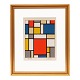 A Franciska Clausen, 1899-1986, serigraphy. Signed. Visible size: 27x20cm. With 
frame: 42x35cm