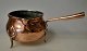 Copper pot, 
approx. 1840, 
Denmark. 
Unstamped. On 
three legs and 
with a handle. 
H.: 11 cm. L.: 
24 ...