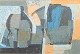 Unknown 
Scandinavian 
artist
Abstract 
composition.
Mixed media on 
paper, signed 
and dated “ie. 
...