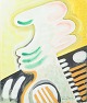 Osmund Hansen
Abstract 
composition.
Gouache on 
paper.
Artist: Osmund 
Hansen 
(1908–1995), 
...