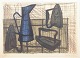 Bernard Buffet 
(1928–1999)
Pitcher and 
flat irons.
Color 
lithograph.
Artist: 
Bernard ...