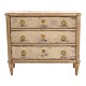 Gustavian chest of drawers. Sweden circa 1780. H: 8935cm. Top: 102x42cm