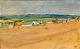 Kielberg, Ole 
(1911 - 1985) 
Denmark: 
Ploughing, 
1948. Oil on 
canvas. Signed: 
OK and on the 
back: ...