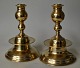 Pair of replica 
baroque bell 
holders in 
brass, 20th 
century. 
Denmark. 
Unstamped. H.: 
16 cm.