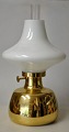Koppel, Henning 
(1918 - 1981) 
Denmark: 
Petronella. For 
kerosene. Brass 
and opal glass. 
H.: 32 ...