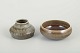 Carl-Harry 
Stålhane 
(1920–1990) for 
Rörstrand
Bowl and vase, 
ca. 1960s.
Two stoneware 
pieces ...