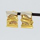 Brian Thomsen; A pair of ear clips in 18k gold