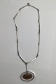 Niels Erik From 
Sterling Silver 
Necklace ( 
Tiger's eye) 
Measures Chain 
46 cm (18.11 
inch) ...