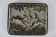 Knud Kyhn 
(1880-1969) + 
Royal 
Copenhagen
Stoneware 
relief no. 
21732
with deer and 
...