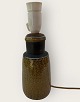 Kähler 
ceramics, 
Glazed table 
lamp 
yellow/green, 
27.5cm high 
(incl. socket), 
Signed HAK Nils 
...