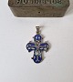 Large Dagmar 
cross in gilded 
silver and 
enamel - copy 
of the original 
Dagmar cross. 
Stamped ...