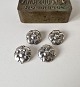 Evald Nielsen 
set of four 
silver buttons 
in the art 
nouveau style. 
Stamp: EN - 
830s. ...