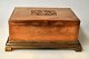 DFDS cigar box 
of copper and 
brass, interior 
with wood. 
1916. Johan 
Rohde for Georg 
Jensen. ...