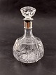 Crystal carafe 
with silver 
mounting H. 21 
cm. item no. 
621161