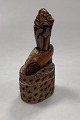 Sten Lykke 
Madsen Unika 
Container of 
Stoneware from 
2005
Oval-shaped 
with Shoe 
Decoration on 
...
