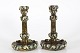 Thorvald BindesbøllArt Nouveau pair of candle sticks