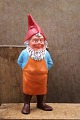 Decorative old 
painted 
terracotta 
Santa Claus 
with fine 
patina. H: 
24cm.
