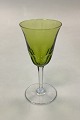 Holmegaard / 
Val Saint 
Lambert Harald 
Green White 
Wine Glass
Measures 14cm 
/ 5.51 inch
