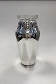 Art Nouveau / 
Deco Silver 
Plated Vase 
with glass 
insert. Danish 
produced brand 
Eneret Astral. 
...