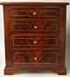 Small 
children's 
chest of 
drawers with 4 
drawers in 
mahogany, 19th 
century. 
Denmark. 
Drawers ...