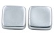 Georg Jensen 
sterling 
silver, pair of 
square 
earclips.
Design number 
191.
They measure 
1.8 ...