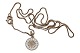 Bernhard Hertz 
gilded sterling 
silver, small 
Daisy pendant 
with necklace 
for a ...