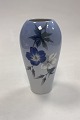 Royal 
Copenhagen Art 
Nouveau Vase 
with Blue and 
White Floral 
Motif No. 
2679/295, 1st. 
...