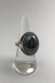 Hans Hansen 
Sterling Silver 
Ring (Hematite) 
Measures Ring 
Size 51 (US 5½) 
Weight 17.18 gr 
(0.60 oz)