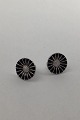 Georg Jensen 
Sterling Silver 
Marguerit 
(Daisy) 
Earrings 
(Studs) (Black)
Measures Diam 
1.2 cm ...