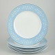 Grindley, 
“Mille Fleurs”
6 large dinner 
plates.
Set of six 
earthenware 
dinner plates 
with a ...