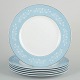 Grindley, 
“Mille Fleurs”
6 large dinner 
plates.
Set of six 
earthenware 
dinner plates 
with a ...