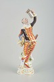 Meissen 
Porcelain 
Figure 
“Harlequin”.
Magnificent 
and highly 
detailed 
porcelain 
figure of ...