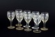 Holmegaard – 
Kirsten Piil
Designed by 
Per Lütken in 
1956.
8 sherry wine 
glasses, ca. 
...