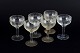 Holmegaard – 
Kirsten Piil
Designed by 
Per Lütken in 
1956.
6 sherry wine 
glasses, ca. 
...