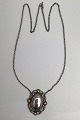 Georg Jensen 
Sterling Silver 
Pendant 
Necklace No. 
158
Measures Chain 
74 cm (29.13 
inch) Pendant 
...