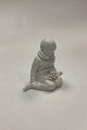 Royal 
Copenhagen 
Blanc de Chine 
Figurine - Boy 
with Flowers 
from Greenland 
No. 12419. 
Designed ...