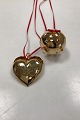 Georg Jensen 
Christmas 
Collectibles 
Christmas 
Bauble and 
Heart - Angel 
2012. 
Gold-plated 
brass. ...