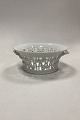Royal 
Copenhagen 
White Flora 
Danica / Pearl 
Pattern Fruit 
Bowl No. 397. 
1st Quality in 
very ...