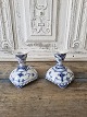 Royal 
Copenhagen Blue 
Fluted full 
lace pair of 
candlesticks 
No. 1138, 
Factory first 
Height ...