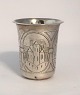 Russia. Silver 
goblet (84). 
Height 7 cm. 
Diameter 6 cm. 
Produced 1895