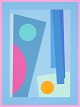 Bamse 
Kragh-Jacobsen 
(1913–1992)
Serigraph.
A colorful 
geometric 
abstract work 
with sharp ...