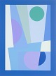 Bamse 
Kragh-Jacobsen 
(1913–1992)
Serigraph 
(special 
print). 1982.
A geometric 
abstract work 
...