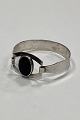 Israeli 
Bracelet in 
Sterling Silver 
with Black 
Stone
Inner width: 
56 mm / 2.20 
inch  
Stone ...