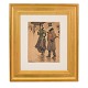 Paul Fischer, 
1860-1934, ink 
and water color
A couple 
walking in the 
rain
Signed Paul 
...