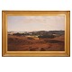 Janus la Cour, 
1837-1909, oil 
on canvas
View over the 
landscape at 
the Manor 
Skærsø, ...