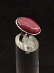 Sterling silver 
ring size 56 
with beautiful 
stone item no. 
622301