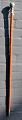 Antique Danish 
walking stick, 
1919. With 
silver cane 
head. Stamped. 
With engraving: 
JJC. L.: ...