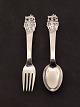 H C Andersen 
children's 
cutlery 14.5 
cm. "The 
Emperor's New 
Clothes" 830 
silver, nice as 
new, no ...